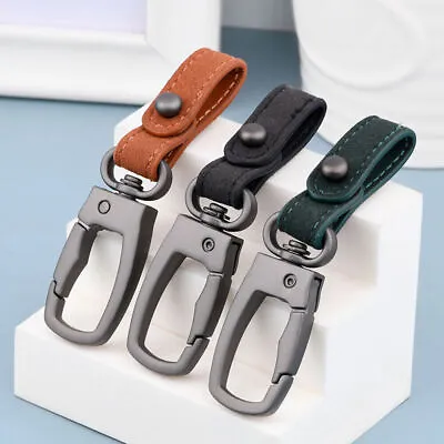 Car Accessories Men's Keychain Leather Keyring Key Chain Key Holder Keyring DIY • $2.72