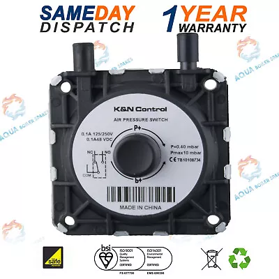 £21.38 • Buy Potterton Profile 30E 40E 50E 60E & 80E Boiler Air Pressure Switch Kit 64220802