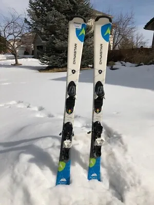 Dynastar Powertrack 4x4 134cm Womens/Teens Beginner Skis With Bindings (Tuned) • $69