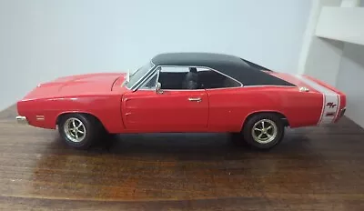 1:18 Scale Hot Wheels Mattel Collectibles Red 1969 Dodge Charger • $29.99