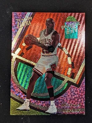 1993-94 Michael Jordan Fleer Ultra Power In The Key #2 Of 9 Insert Card • $100