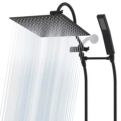 All Metal Rain Shower Headhigh Pressureshower Heads With Handheld Spray Combo • $79.99