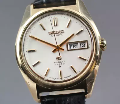 Vintage [Exc+5] SEIKO Grand Seiko GS Hi-Beat 6146-8000 AT Men's Watch From JAPAN • $1229.99