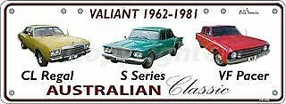 Chrysler Valiant S Series Number Plates Licence Vanity Sign License Plate • $37.99