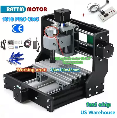 【USA】3 Axis 1610 Pro CNC Router GRBL Control Engraving Machine + Offline Control • $119