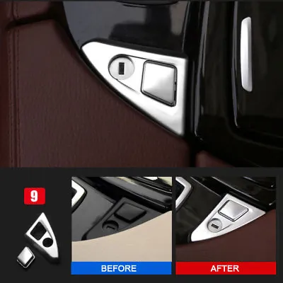 Center Console Panel Armrest Storage Switch Button Trim For F10 F18 BMW 5 Series • $11.99