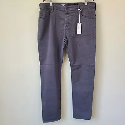 Adriano Goldschmied Mens The Dylan Pant 38x32 Gray Slim Skinny Sueded Stretch • $34.99