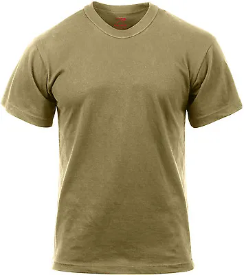 Coyote Brown Official AR 670-1 US Army Solid T-Shirt Tactical OCP Uniform Tee • $18.99