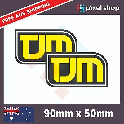 $4.99 • Buy Tjm Decal Sticker X2 Off Road 4wd Accessories Toolbox Car Truck Ute Suspension