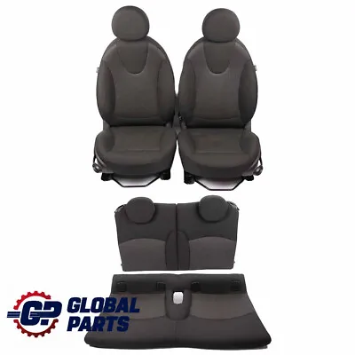Seats Mini R57 Cooper Cloth Fabric Interior Set Front Rear Seat Carbon Black • £199.99