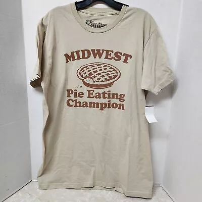 Mr. Chip's Graphic Shirt Sz L Midwest Pie Eating Champion Funny Humor New • $18.99