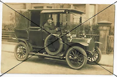 Unic Car Photo Postcard Taxi? Old French Veteran Edwardian VCC VSCC • £14.99