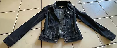 Just Jeans Women's Blue Denim Jacket  100% Cotton Size 10 • $30