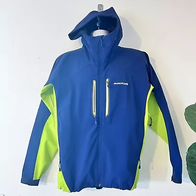 MONTBELL Mens Snow Banshee Hooded Soft-shell Snow Jacket Size M • $94.88