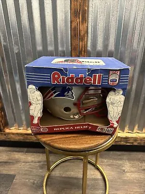 Vintage New England Patriots Speed Replica Full Size Riddell Helmet New In Box • $99.99