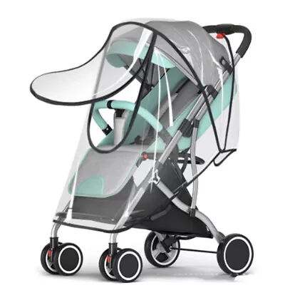 Baby Buggy Rain Cover Universal Raincover For Pushchair Stroller Pram Waterproof • £6.75