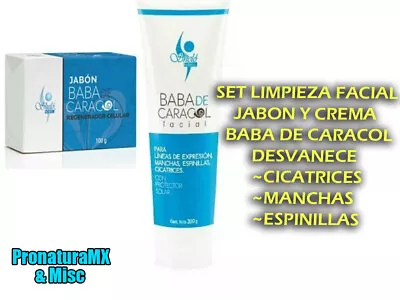 Crema Baba De Caracol Facial Y Jabón Baba De Caracol Shelo Nabel FREE SHIPPING • $26.99