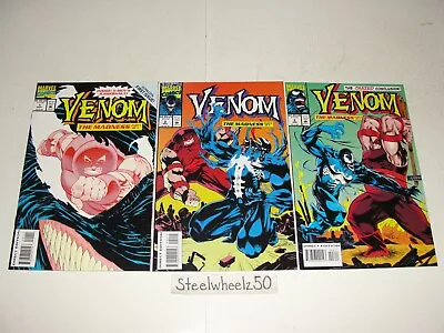 Venom The Madness #1-3 Comic Lot Marvel 1993 2 COMPLETE Vs Juggernaut Black Tom • $19.99