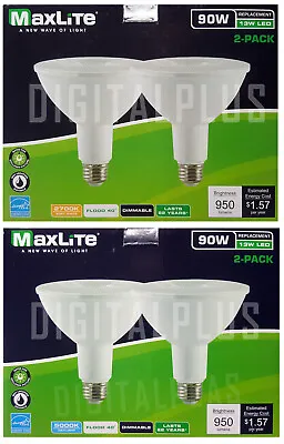 Outdoor LED Light Bulb 13W=90W PAR38 Flood40 WET Dmmable 2700k/5000K E26 Maxlit • $26.07