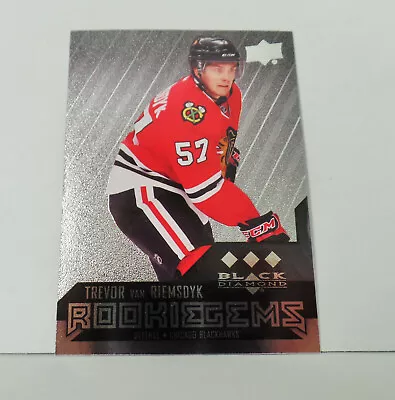 2014-15 Upper Deck Black Diamond #176 Trevor Van Riemsdyk Rookie Card • $3