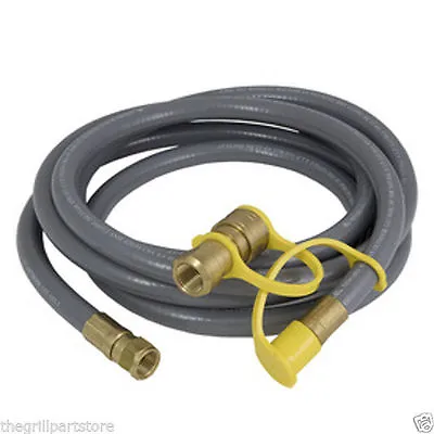 Gas Grill 3/8  Natural Gas Quick Release Disconnect 10' Grey Hose Kit  New  • $27.99