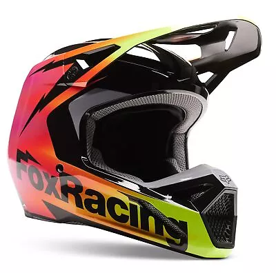 Fox Racing V1 Statk MX Offroad Helmet Multicolor • $152.80