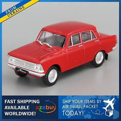 Moskvitch 408 Elite Red Soviet Sedan USSR 1964 Year 1/43 Scale Diecast Model Car • $26.55