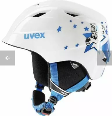 Uvex Airwing 2 Blue Star Childs Ski Helmet Size 48-52cm • $36.87