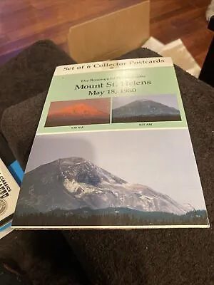 Set Of 6 Collector Postcards Mount St Helen’s 1980 • $8
