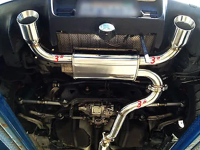 SRS Dual Catback Exhaust SYSTEM 08-14 Mitsubishi Lancer EVO X Evolution 10 Jdm • $1199.99