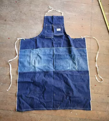 Vintage Denim Work Apron Union Made Hercules Workwear Machinist Artist Machinist • $52.50