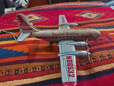 ‘50s Linemar  Capital Airlines Viscount Stratocruiser Passenger Airplane • $175