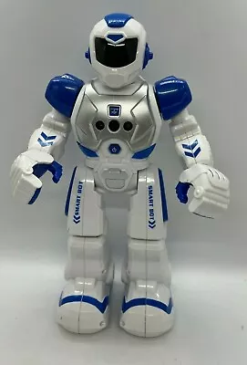 Xtrem Bots Smart Bot Hi-Tech Robot USB Charge 50 Actions Blue White Gray F/S • $27.98