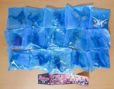 BANDAI GODZILLA GUMI Lot Of 15 Complete Mini Figures Manda Mothra King Gudorah • $99.80