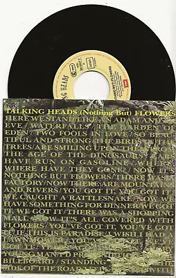 Talking Heads (nothing But) Flowers Rare 1988 Single From Germany Mint • £6.99