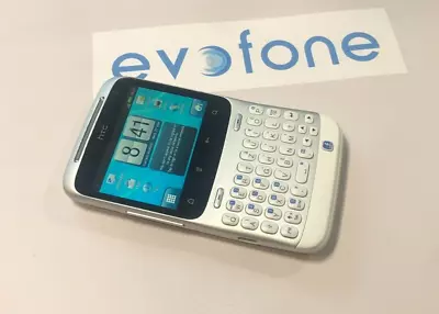 HTC Cha Cha Mobile Phone (PH06110) QWERTY Texter White Unlocked RARE Grade A • £59.95