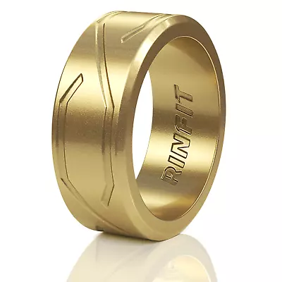 Silicone Rings For Men By RINFIT. 4Love Style. Soft & Comfortable Wedding Band • $17.99