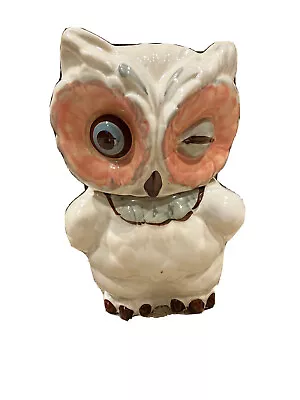 Vintage Winking Owl Cookie Jar • $49.95