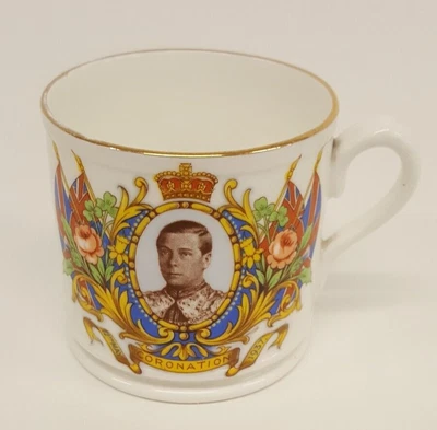 £4.99 • Buy Vintage KING EDWARD VIII (Abdicated) 1937 Stamped T & K? Commemorative Mug- B317