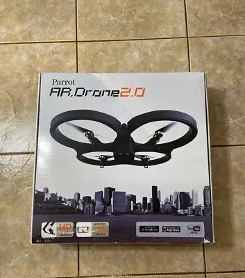 Parrot AR Drone 2.0 Elite Edition W/ Battery & Charger Snow EE Quadricopter • $50