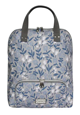 £45.99 • Buy Earth Squared Fair Trade Oil Cloth Backpack Rucksack Bag Porcelain Grey