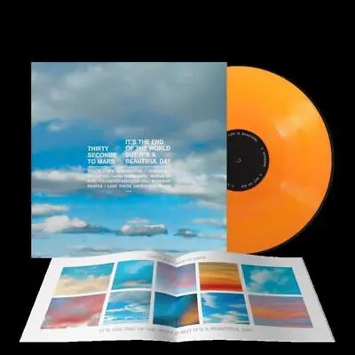 Thirty Seconds To Mars - It's The End Of The World... Orange Vinyl Lp + Print • £34.99