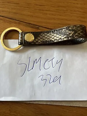 New Marc Jacobs Key Loop Ring Key Chain Brown Python Snake In Hand Ship Now Rare • $69.95