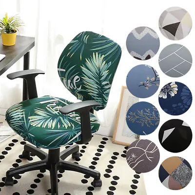Split Office Computer Chair Cover Stretch Swivel Slipcover Desk Task Seat Cover# • $16.82