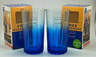 Pair Of Haig Club Whisky Glasses - Bnib Pub Bar 2 X Two Whiskey Home Beckham • £18.99