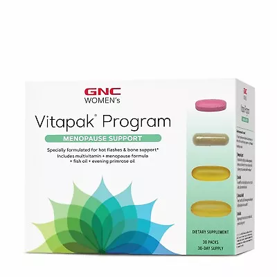 GNC Women's Vitapak Program Menopause Support 30 Pack • $47.99
