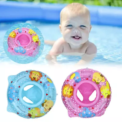 Baby Swimming Ring Inflatable Float Seat Toddler Kids Water Pool Swim Aid Toys • £6.79