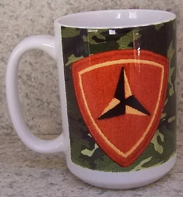 Coffee Mug Military Marine Corps 3rd Division NEW 14 Ounce Cup With Gift Box • $29.99