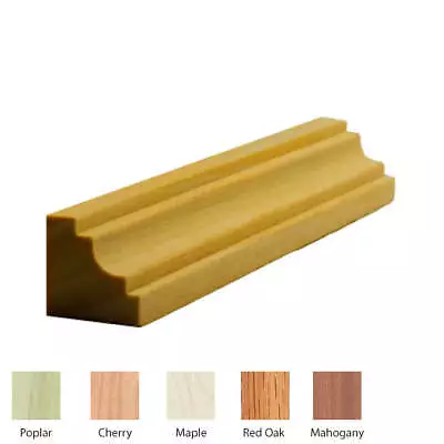 EWCC14 Cove Trim Moulding 3/4  X 3/4  Unfinished Solid Hardwood • $3.24