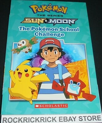 $4 • Buy Pokemon The Series Sun & Moon The Pokemon School Challenge Book 12cm X 18cm New